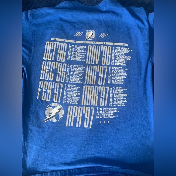 Tampa Bay Lightning 96-97 Shirt Men’s Size L - Picture 3 of 3